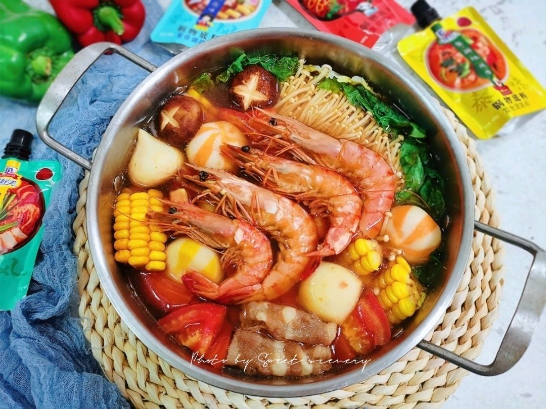 冬日大虾寿喜锅