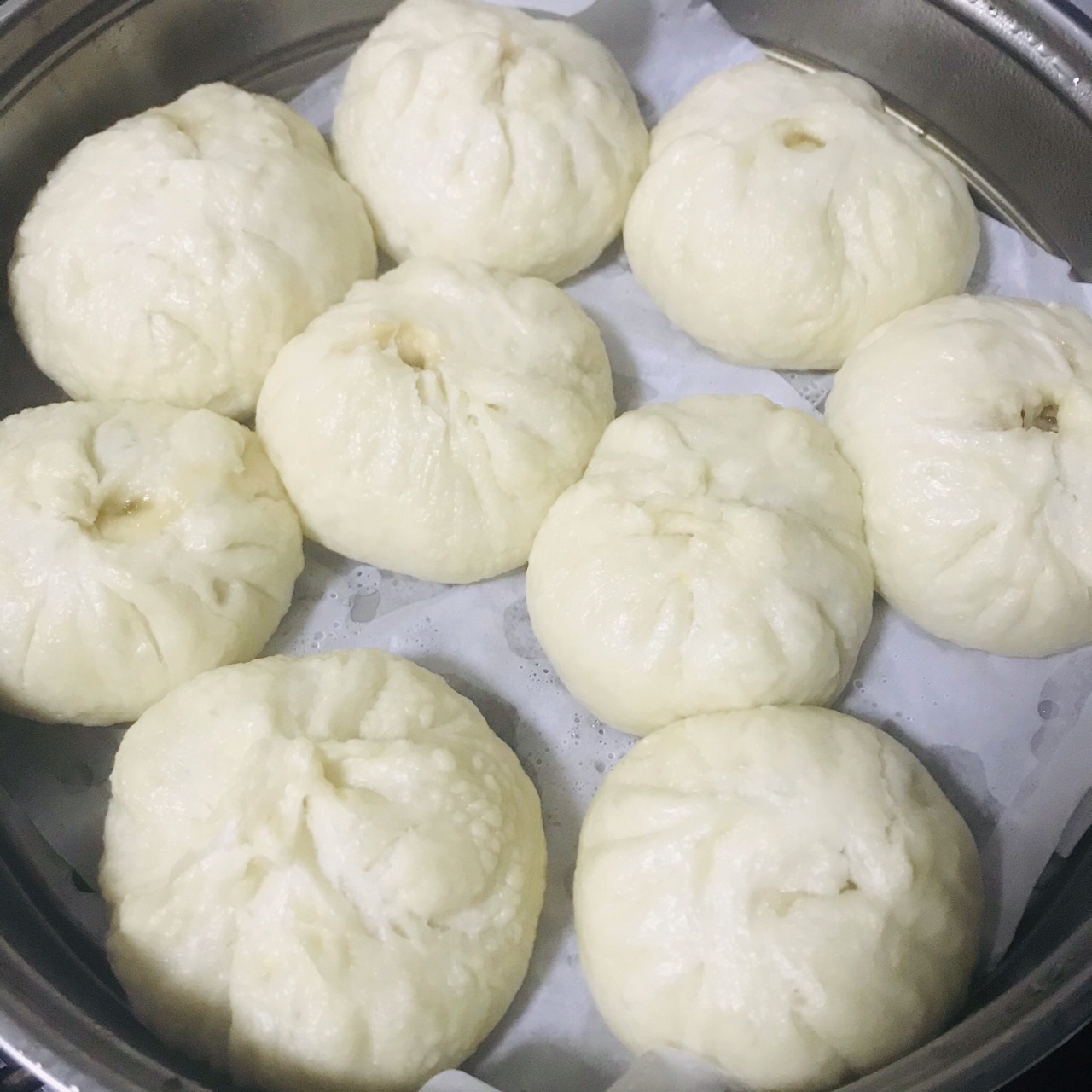 冬日的肉包子