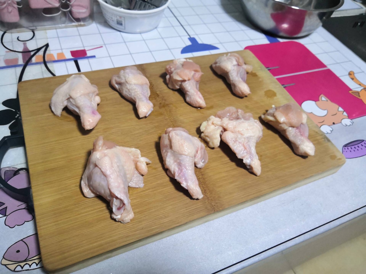 冬日里的脆烤鸡翅根