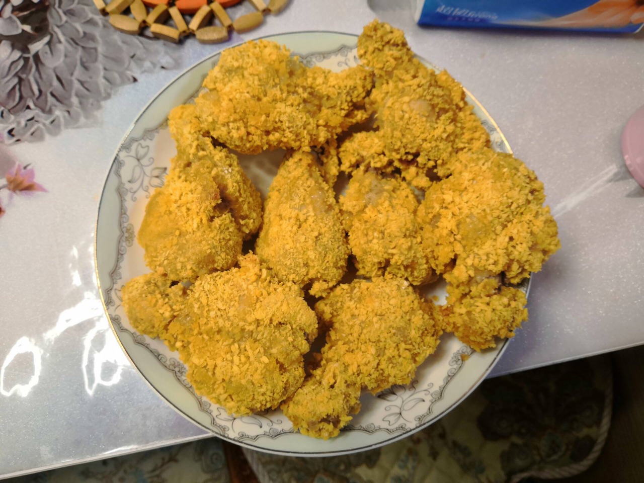 冬日里的脆烤鸡翅根