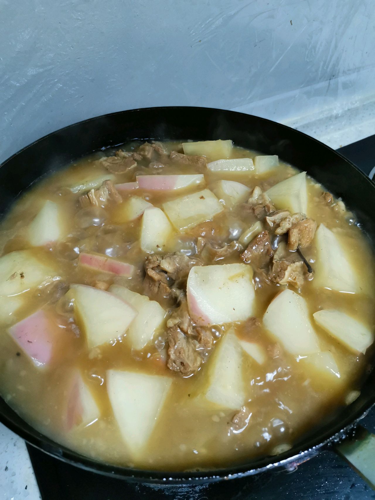 冬日暖胃菜——牛腩炖萝卜