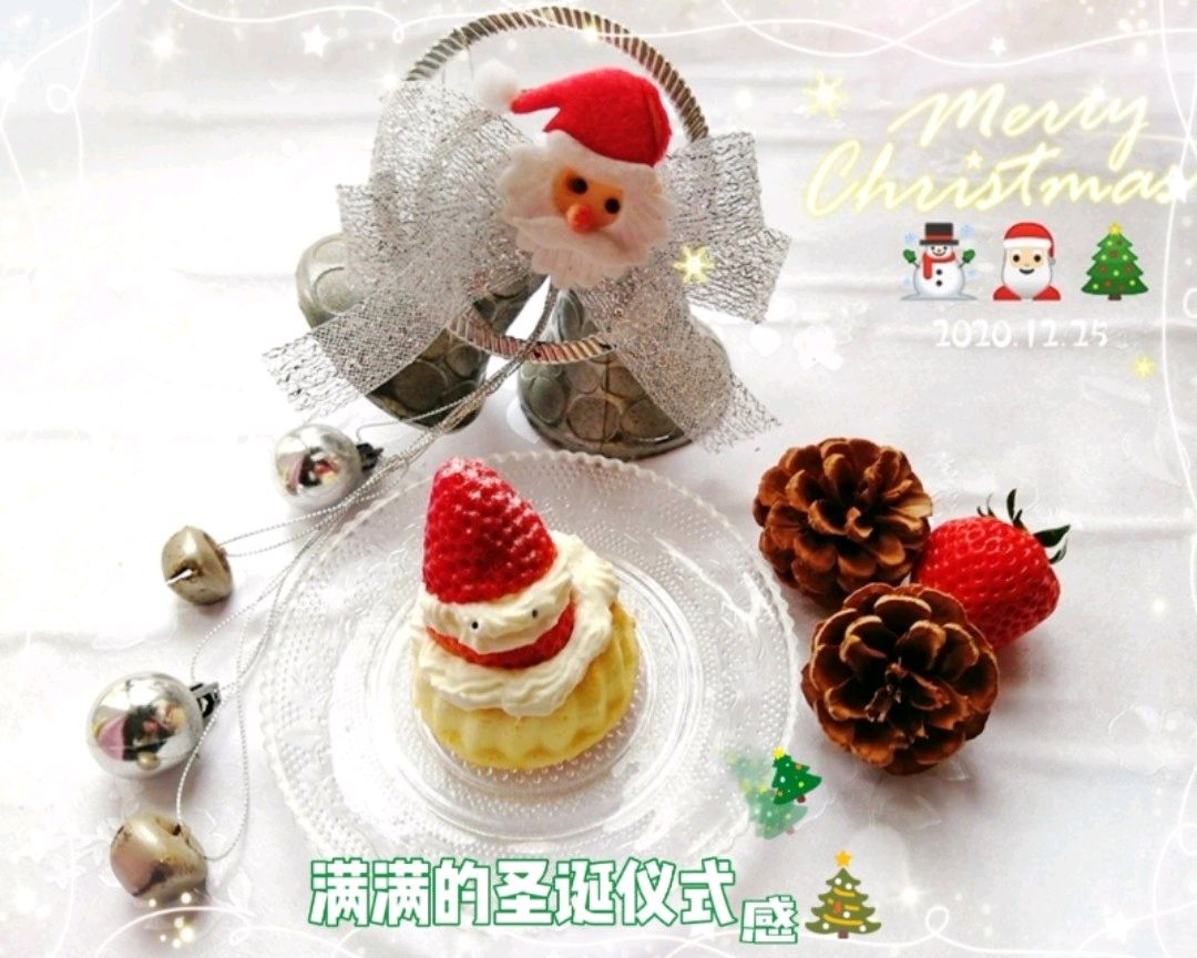 冬日限定♥草莓小雪人蛋糕☃️