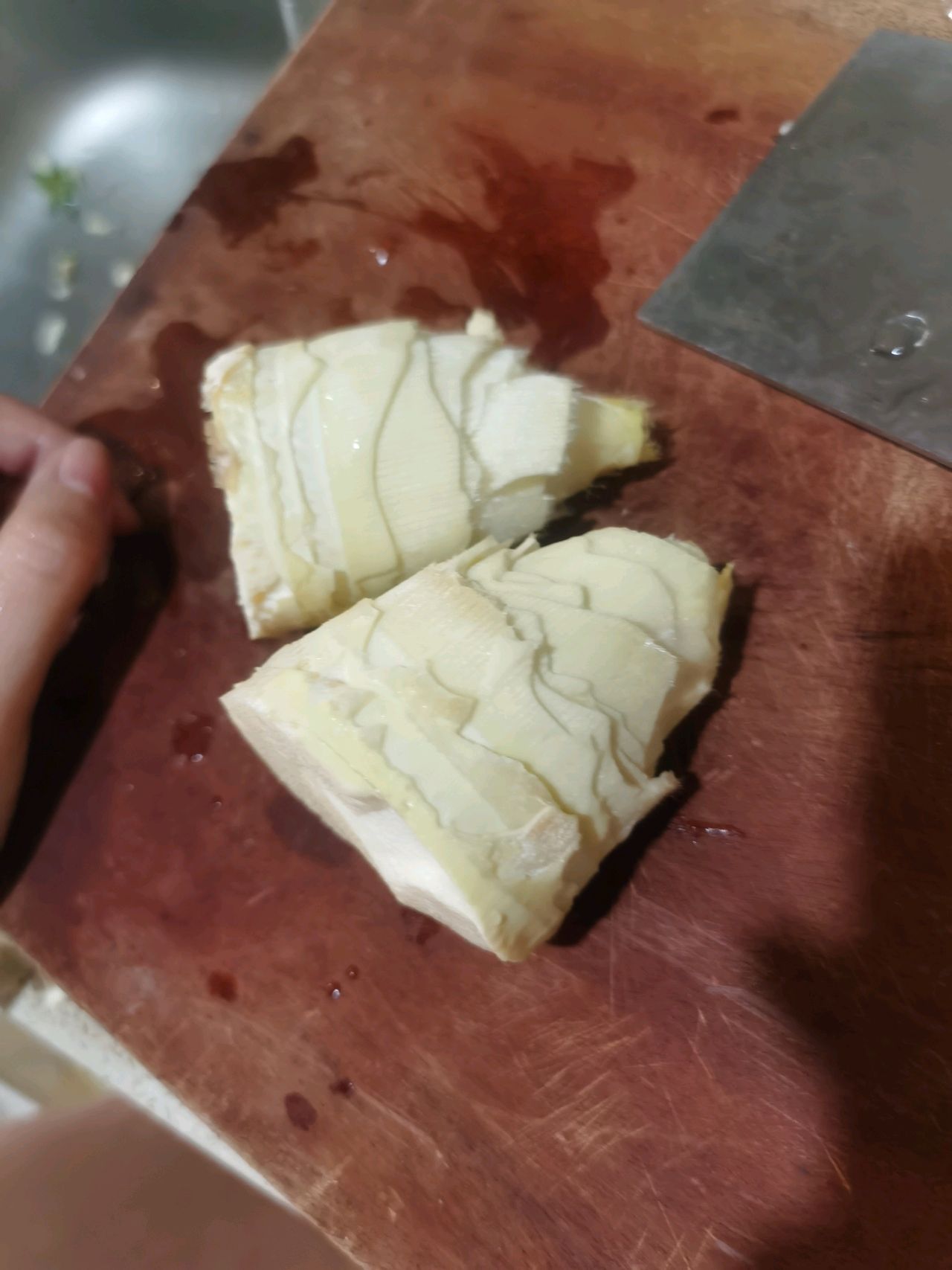 冬笋炒腊鸡