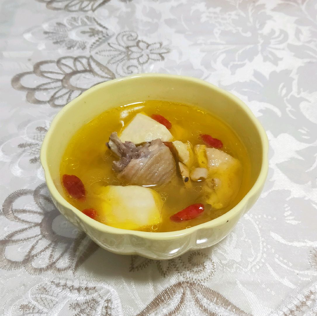 冬笋炖老母鸡