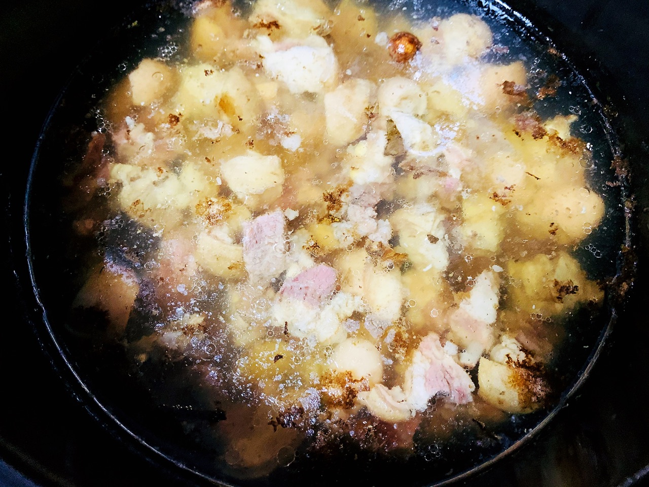 冬笋干锅羊肉