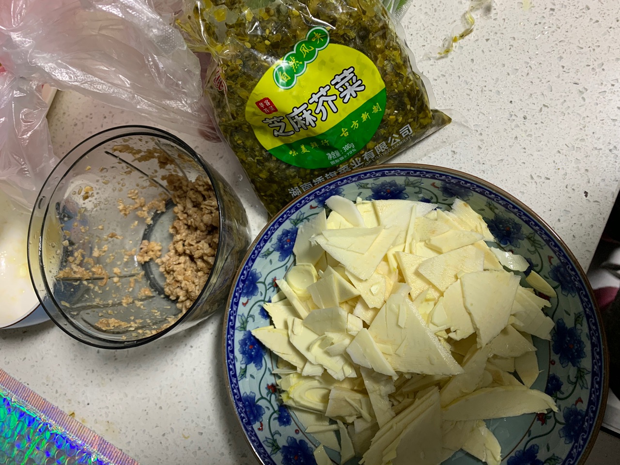 冬笋肉沫雪里红