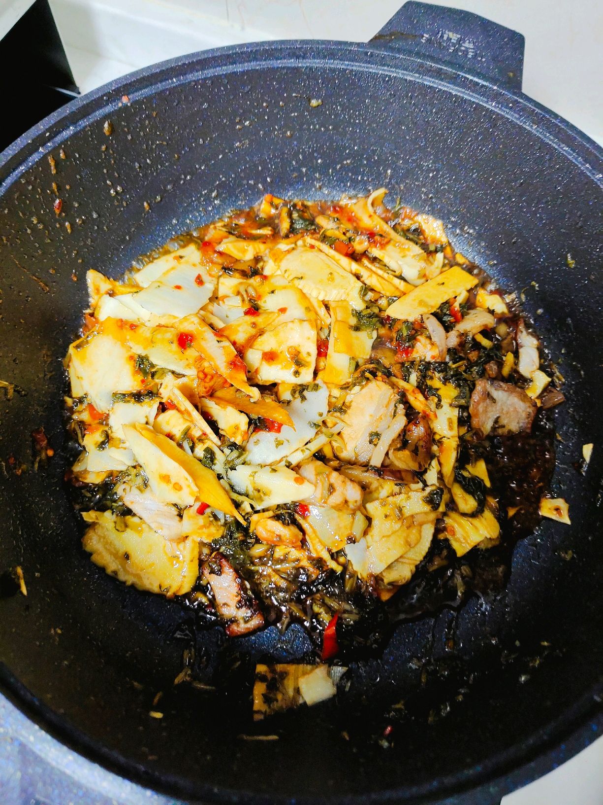 冬笋腌菜炒肉