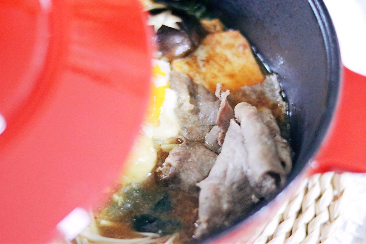 冬天必吃的热乎乎肥牛寿喜锅