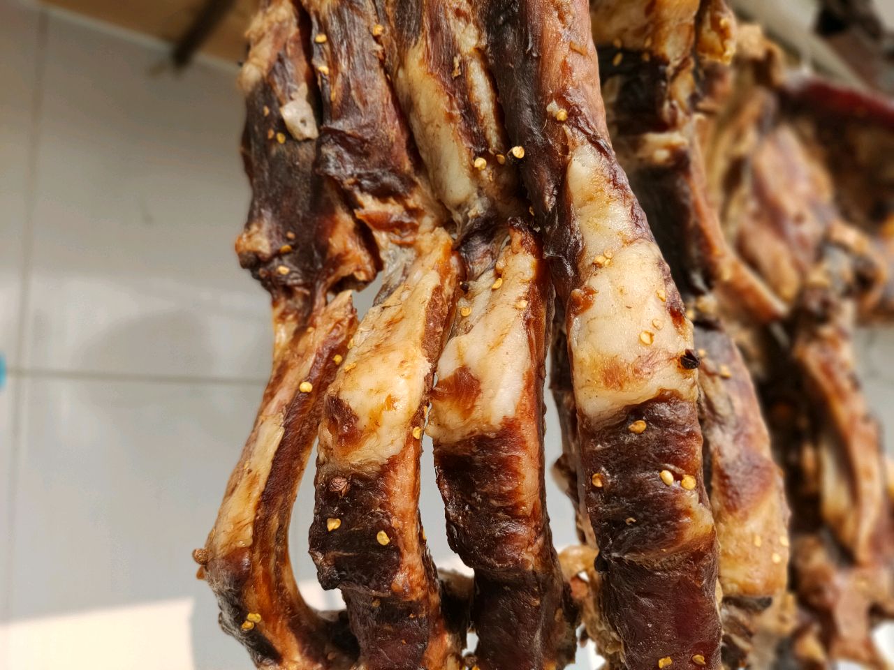 冬天的专属美食_腌酱排骨