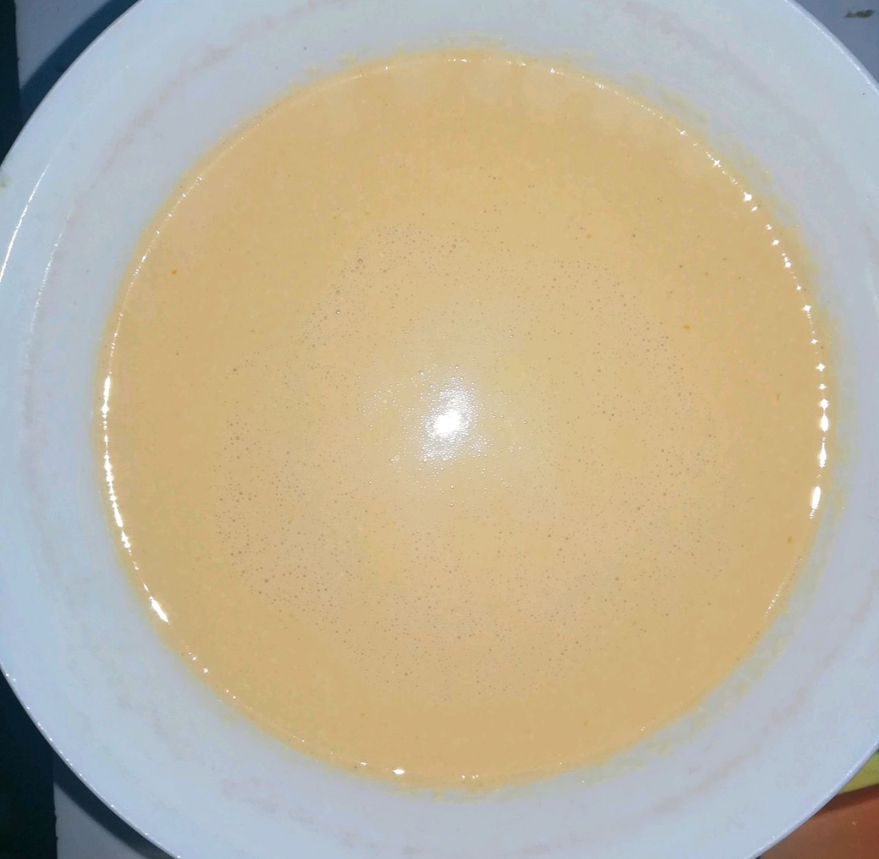 冬天里的奶茶蛋挞