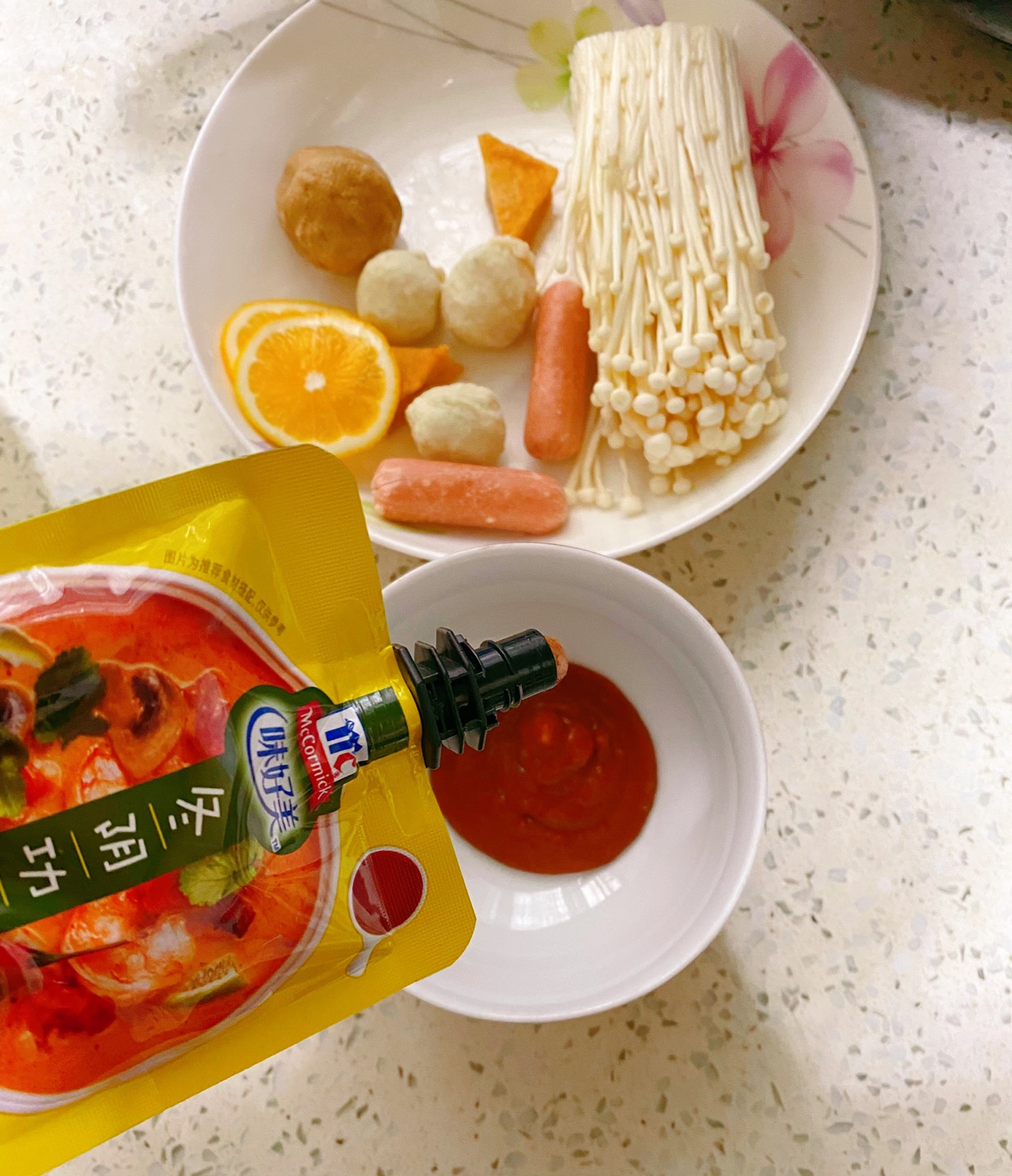 冬阴功土豆粉