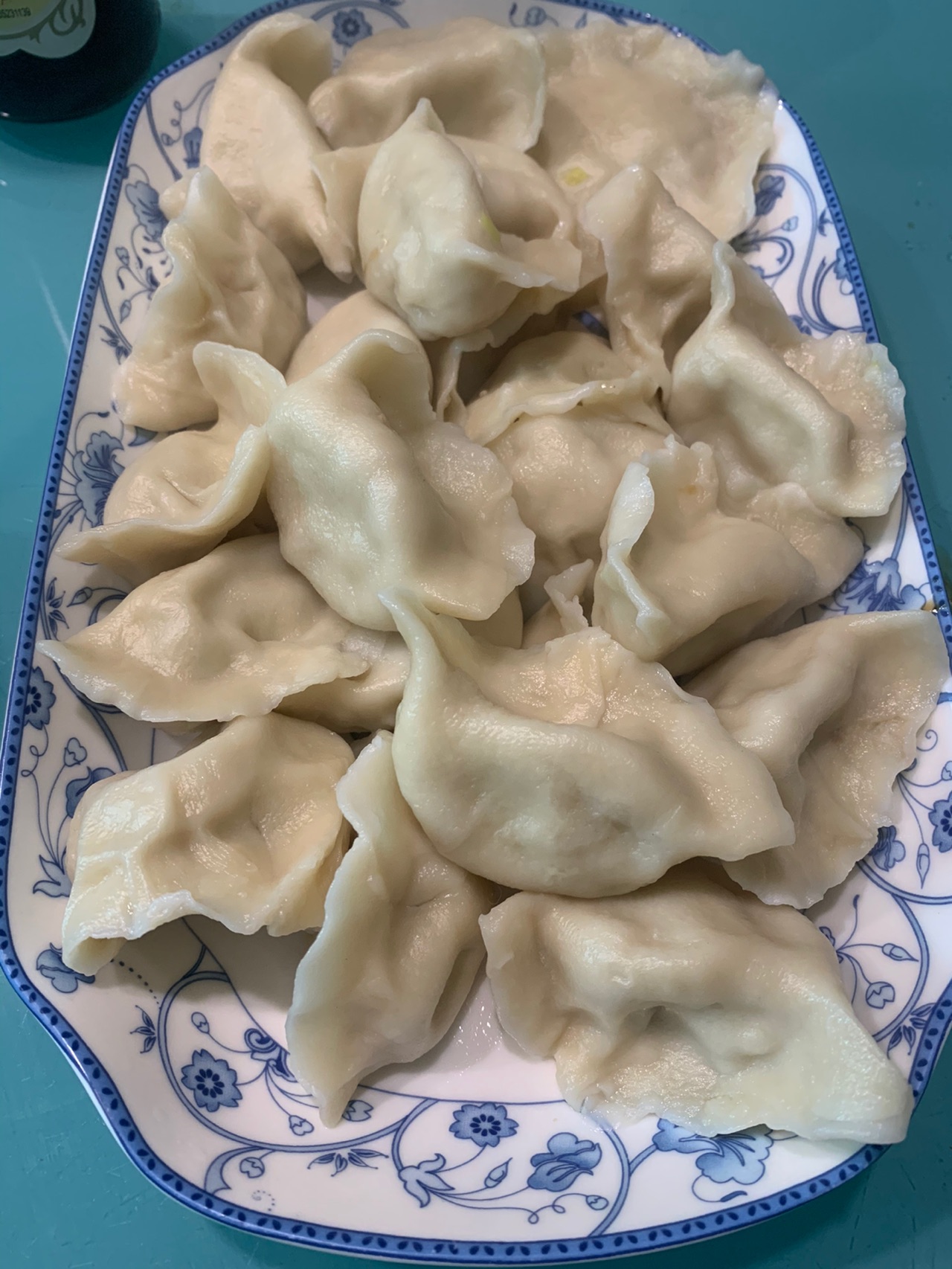 冬至的韭黄饺子