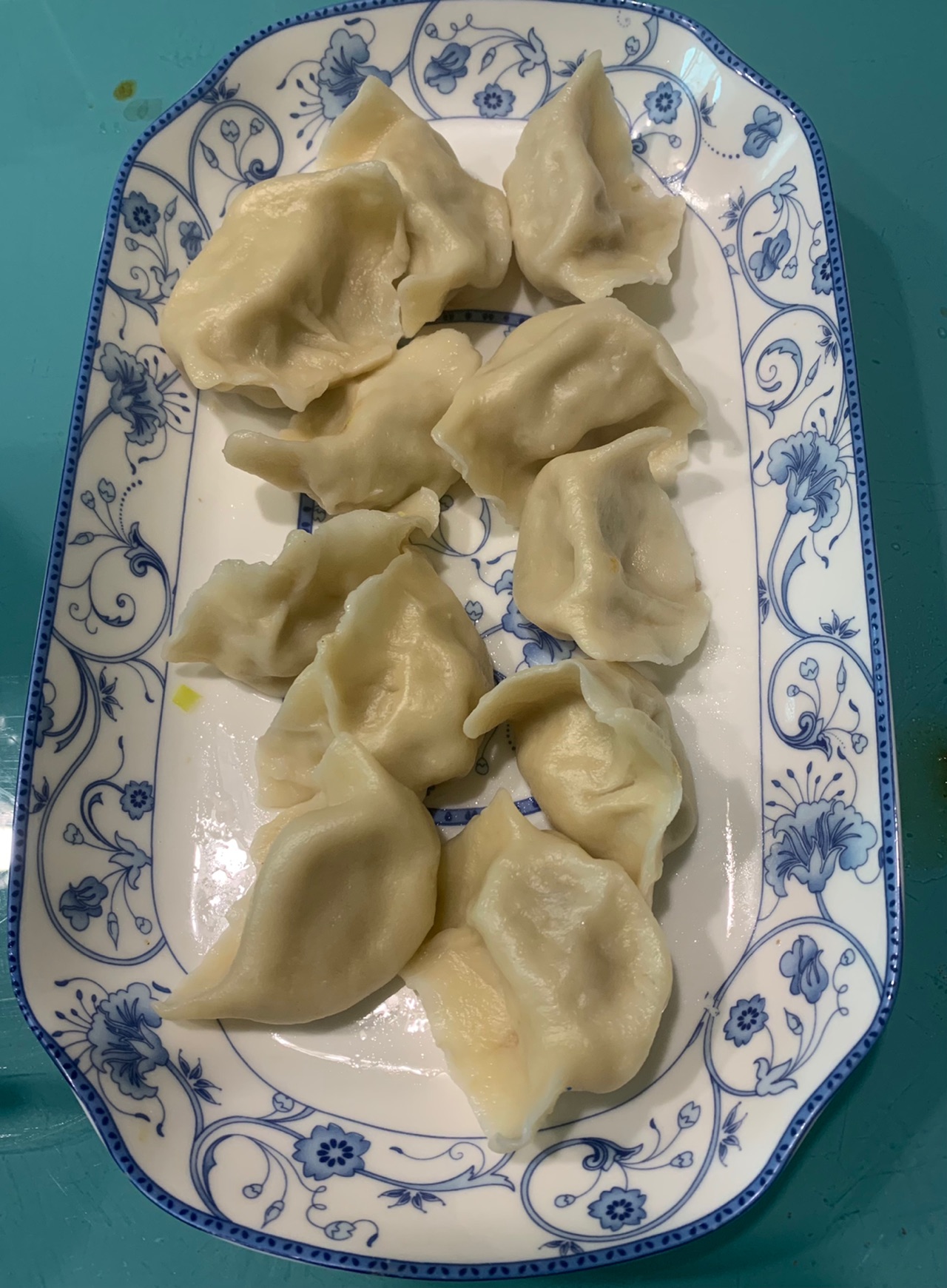 冬至的韭黄饺子