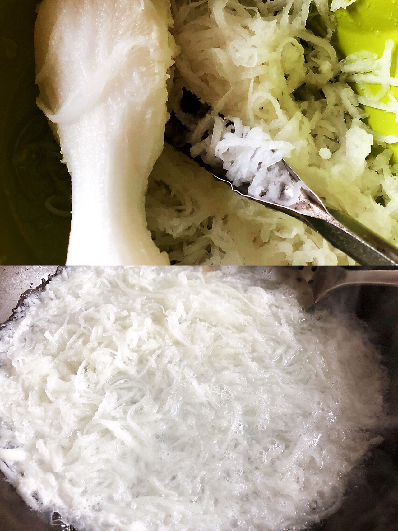 冬至美味-鲜美流汁萝卜丝肉团