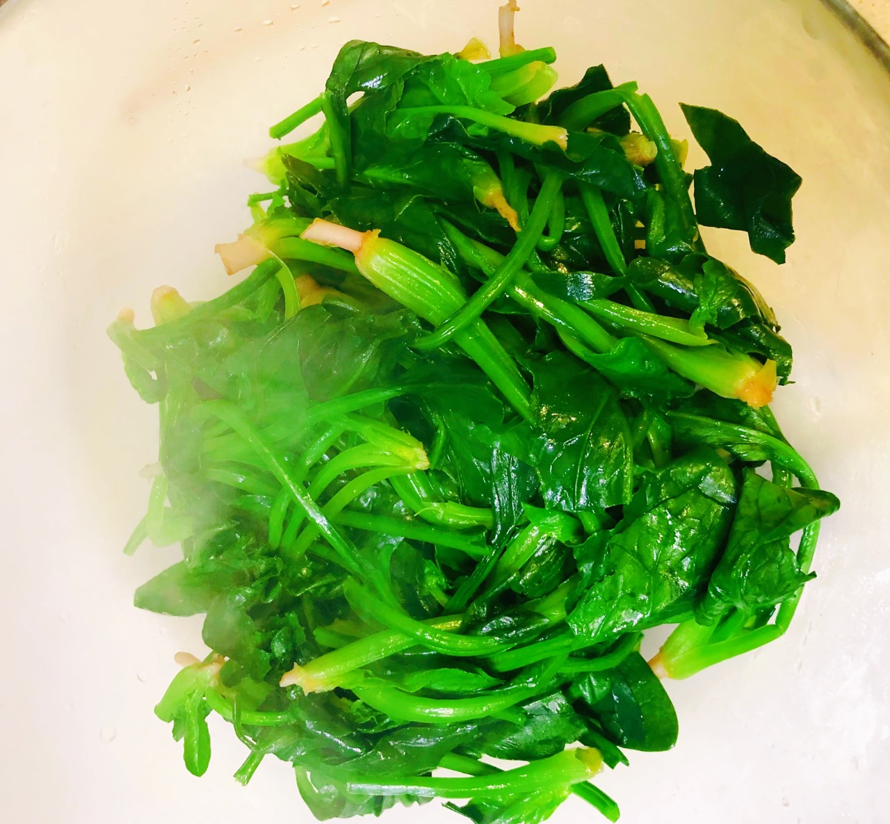 豆豉菠菜粉条