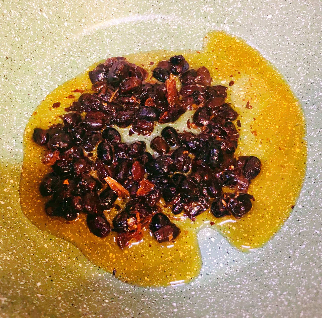 豆豉菠菜粉条
