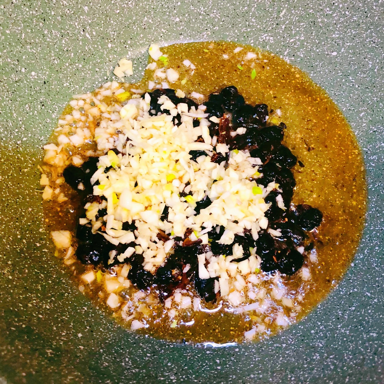 豆豉菠菜粉条