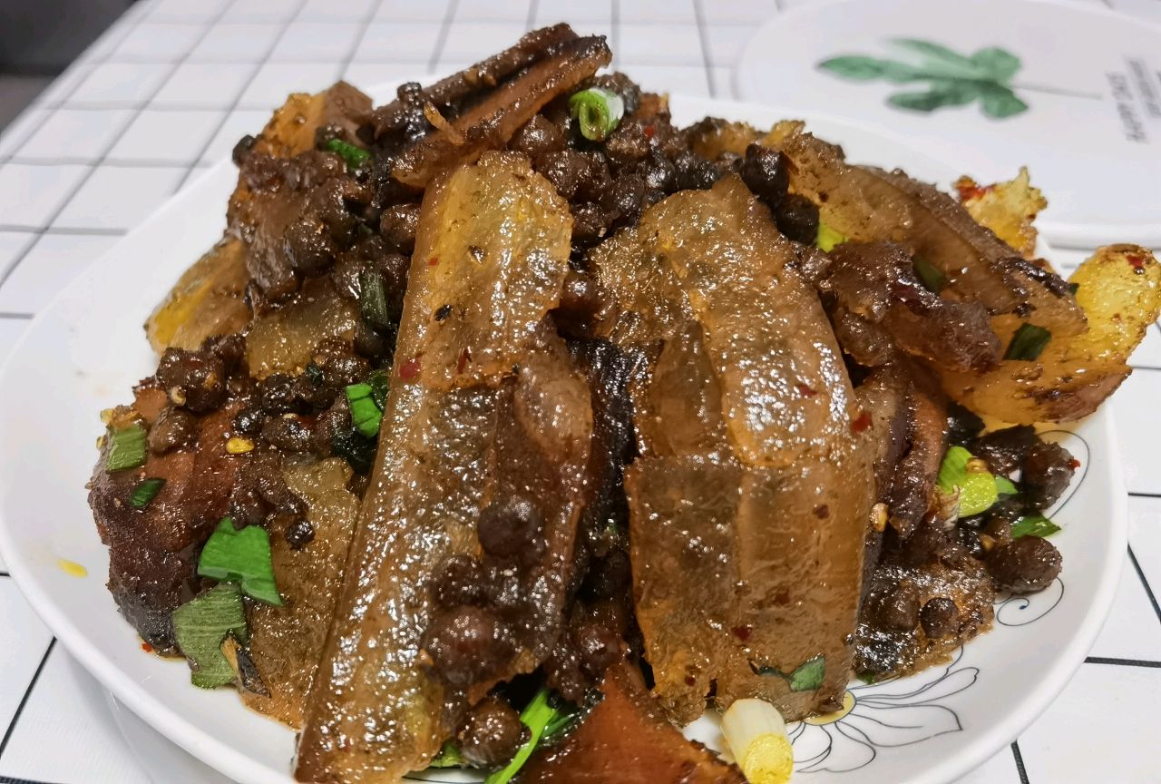 豆豉炒腊肉