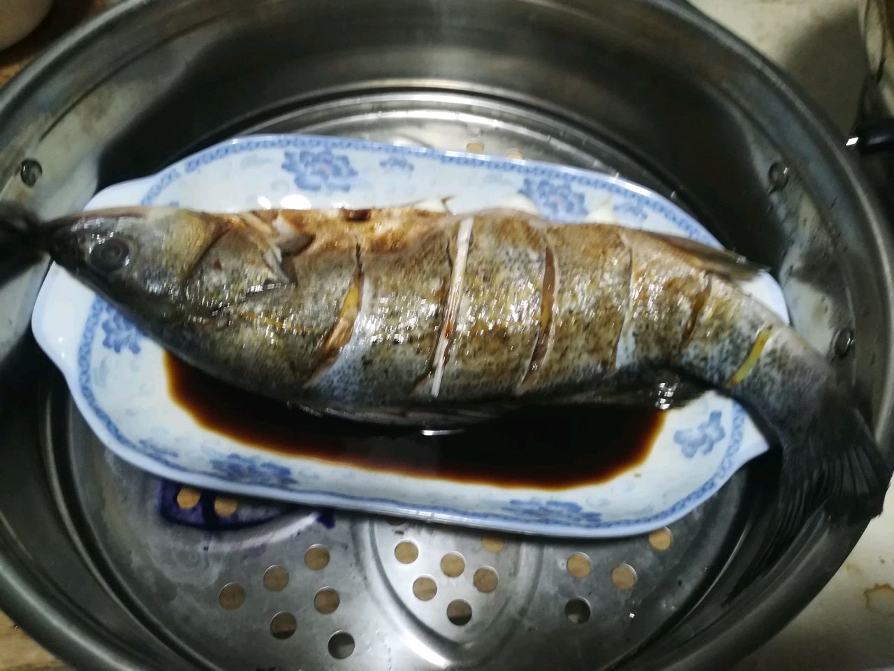 豆豉蒸鲈鱼