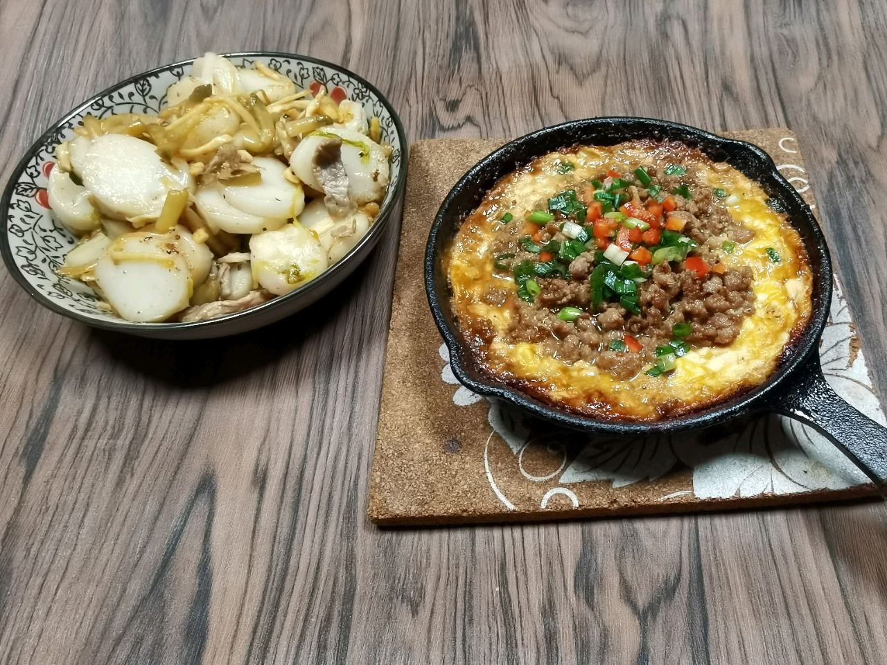 豆腐鸡蛋肉沫煲