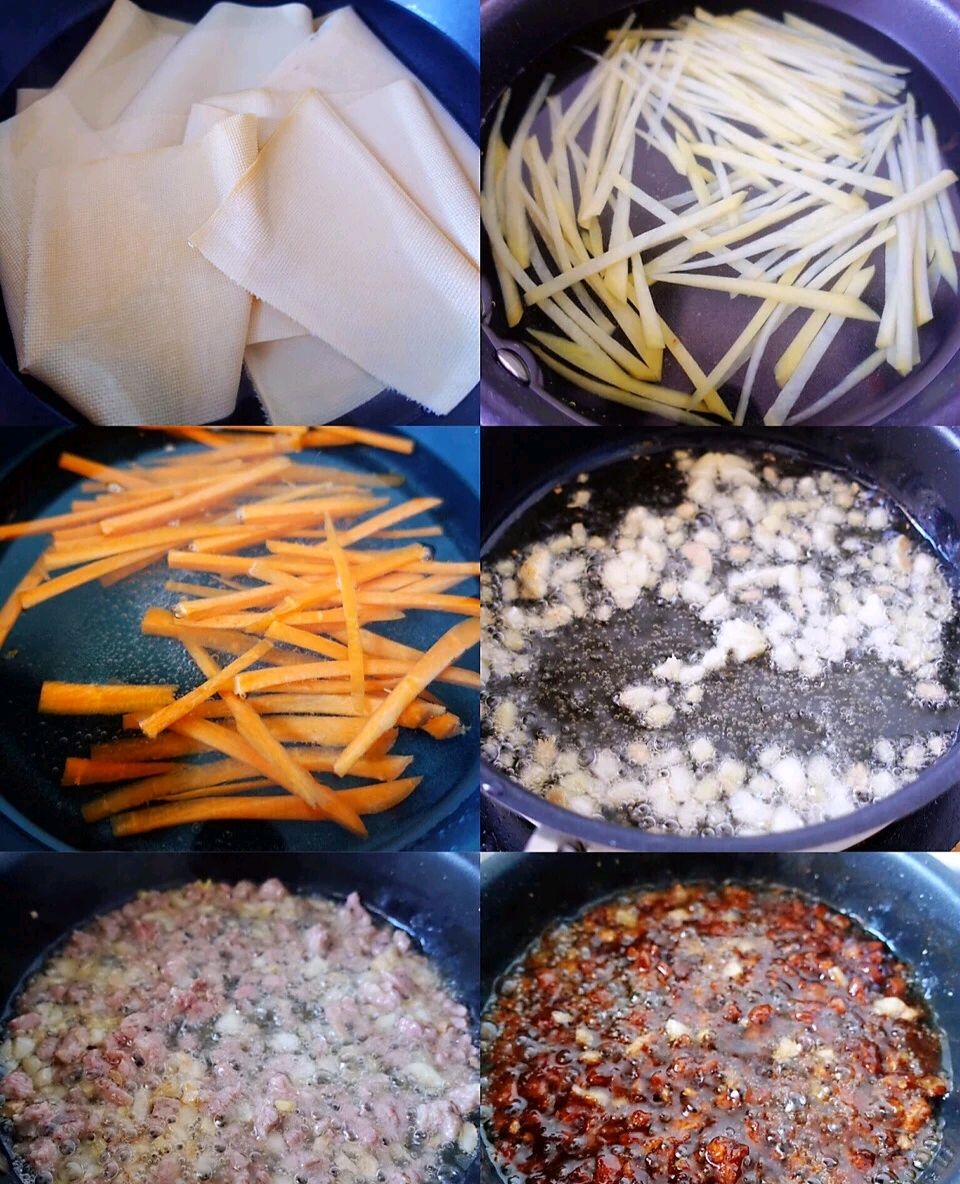 豆腐皮卷饼