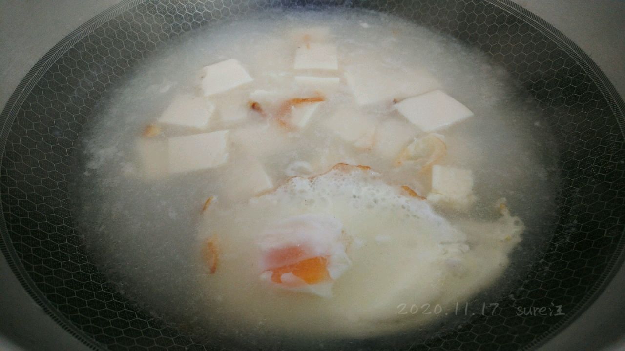 豆腐蒜酱白菜汤