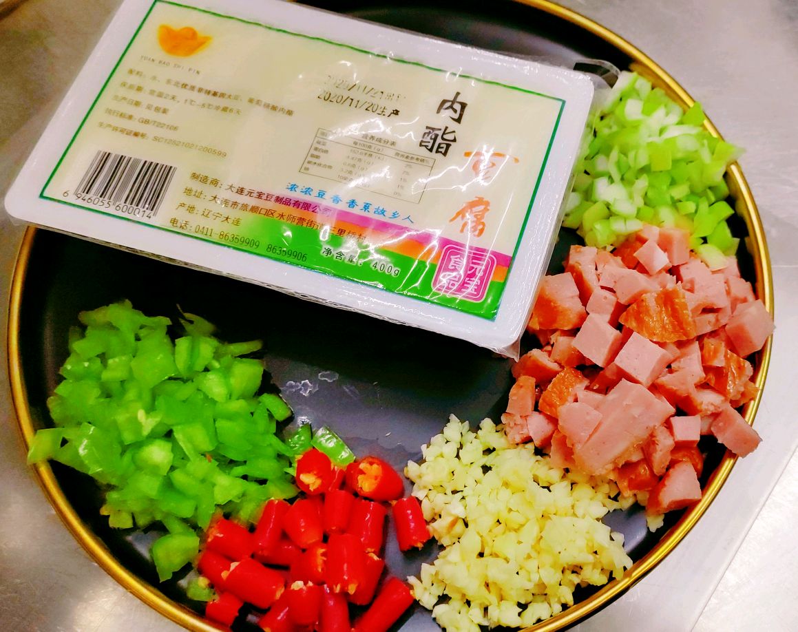 豆腐虾仁抱蛋