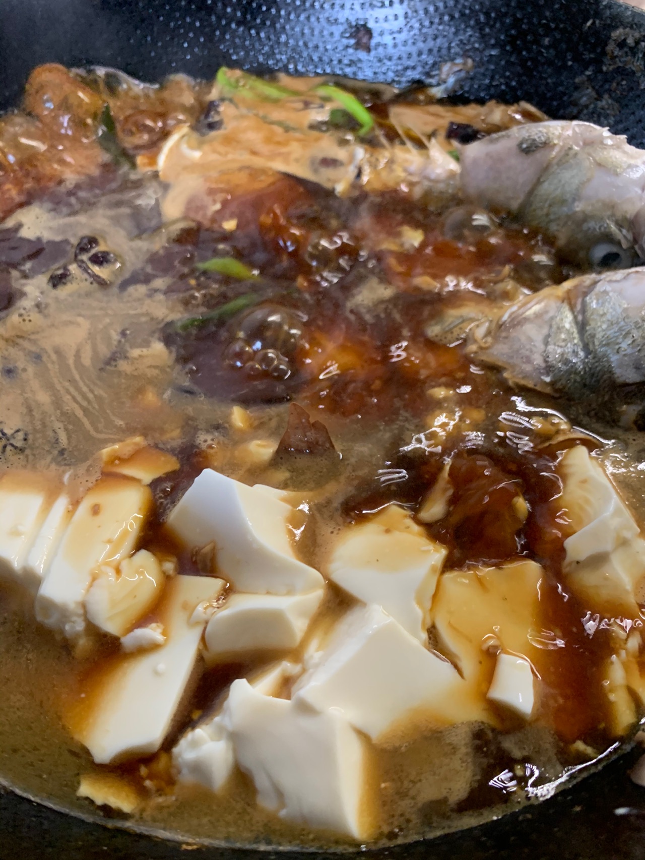 豆花炖鲈鱼