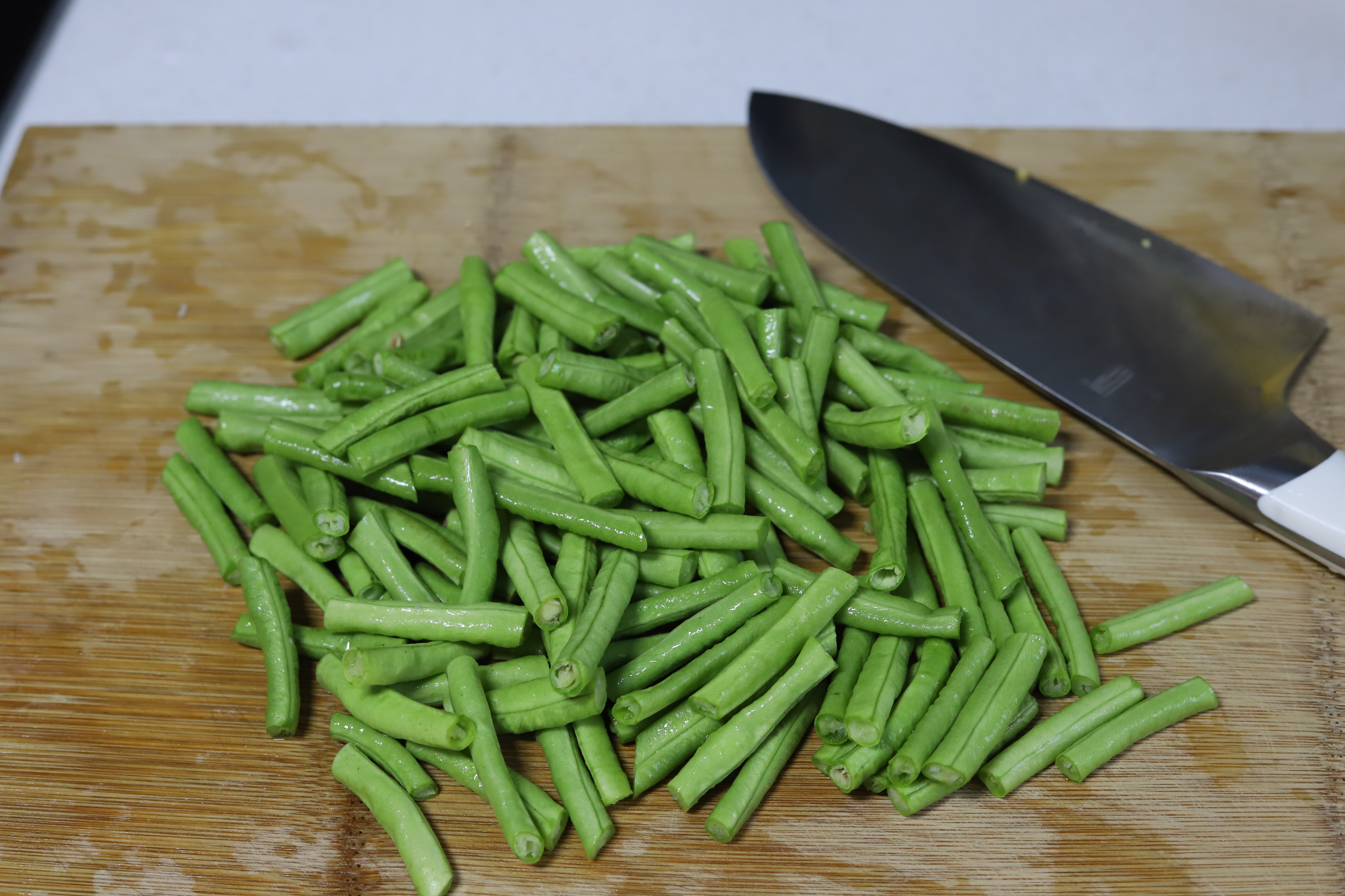 豆角炒茄子