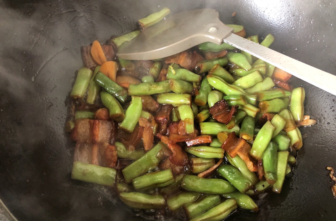 豆角炒肉