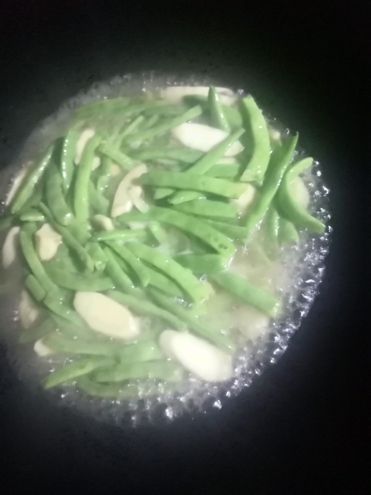 豆角炒山药