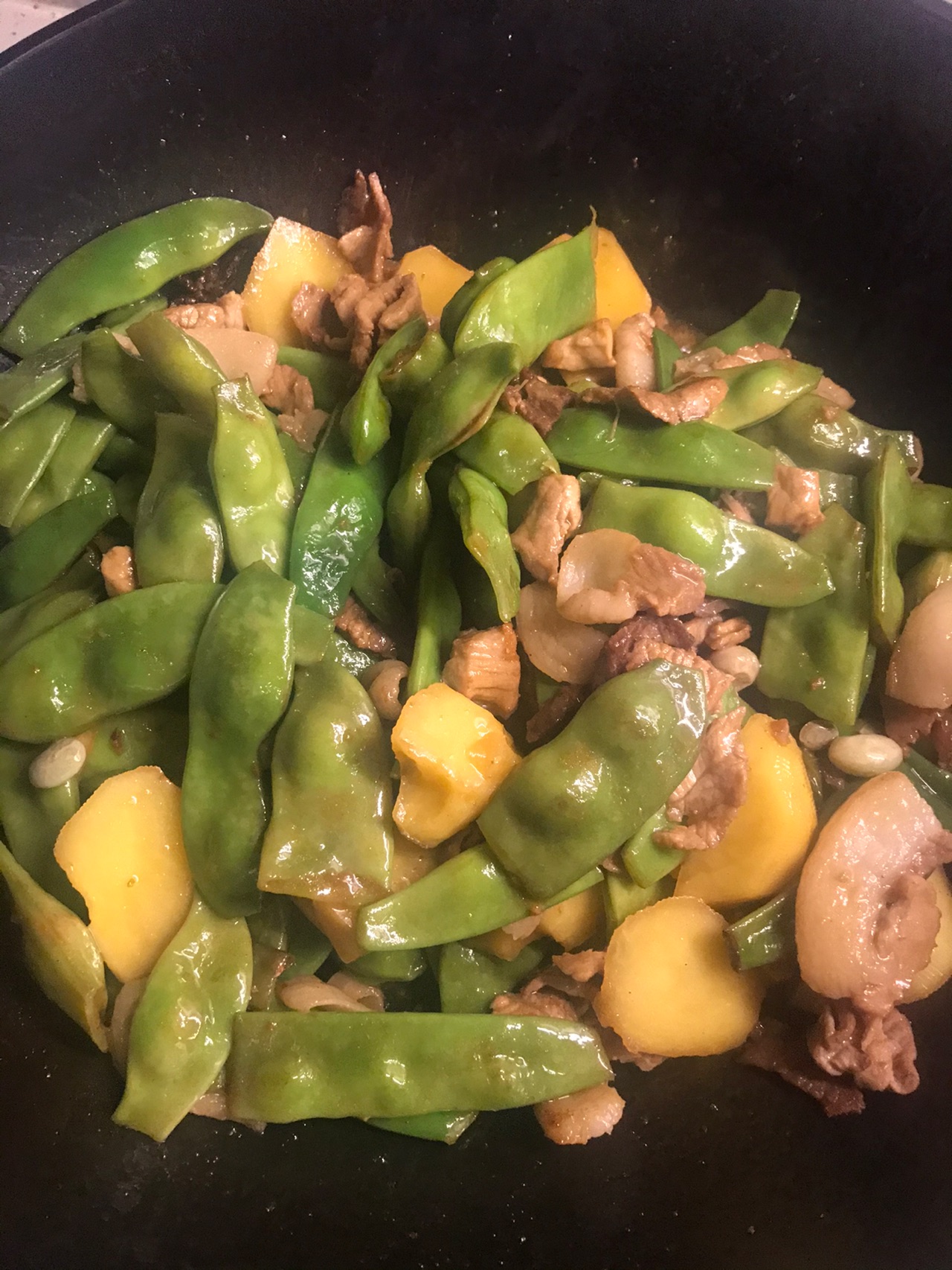 豆角炖土豆