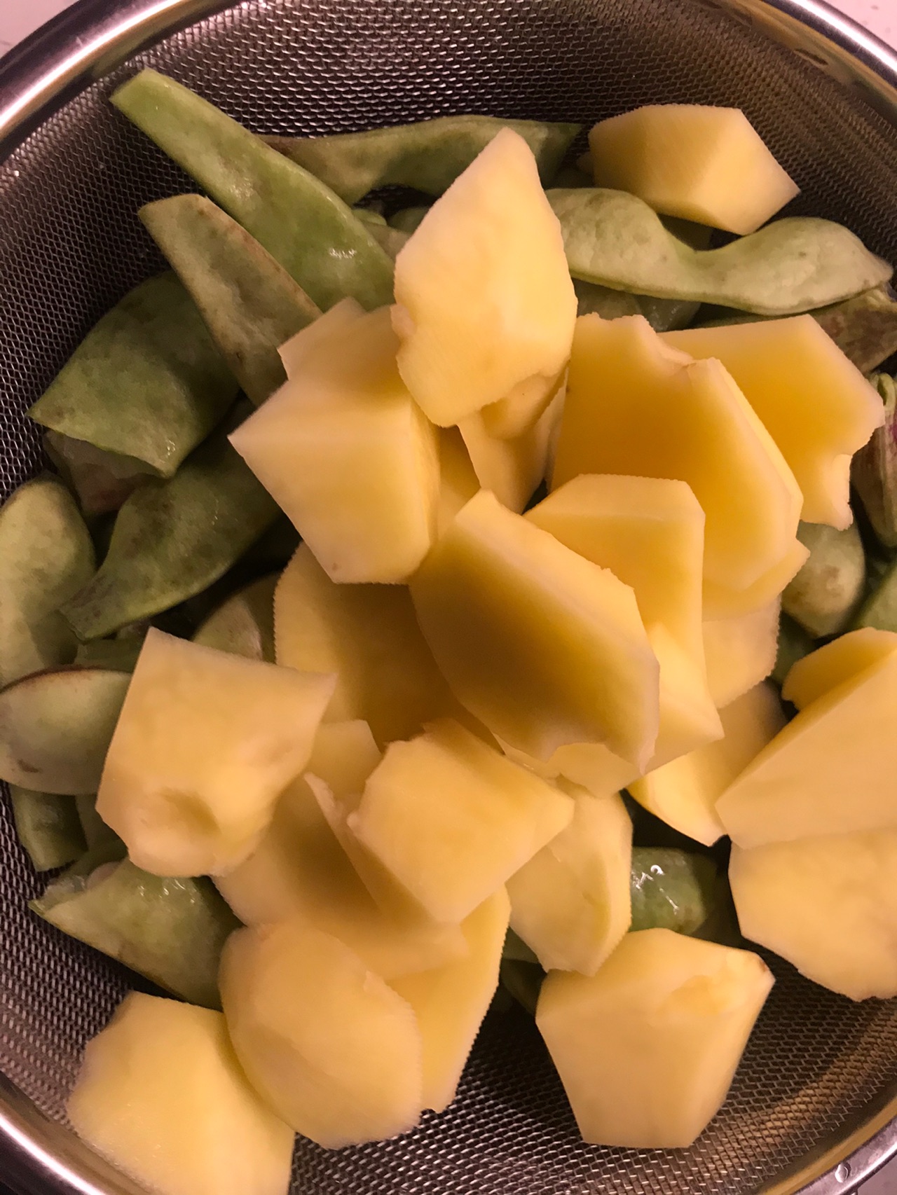 豆角炖土豆