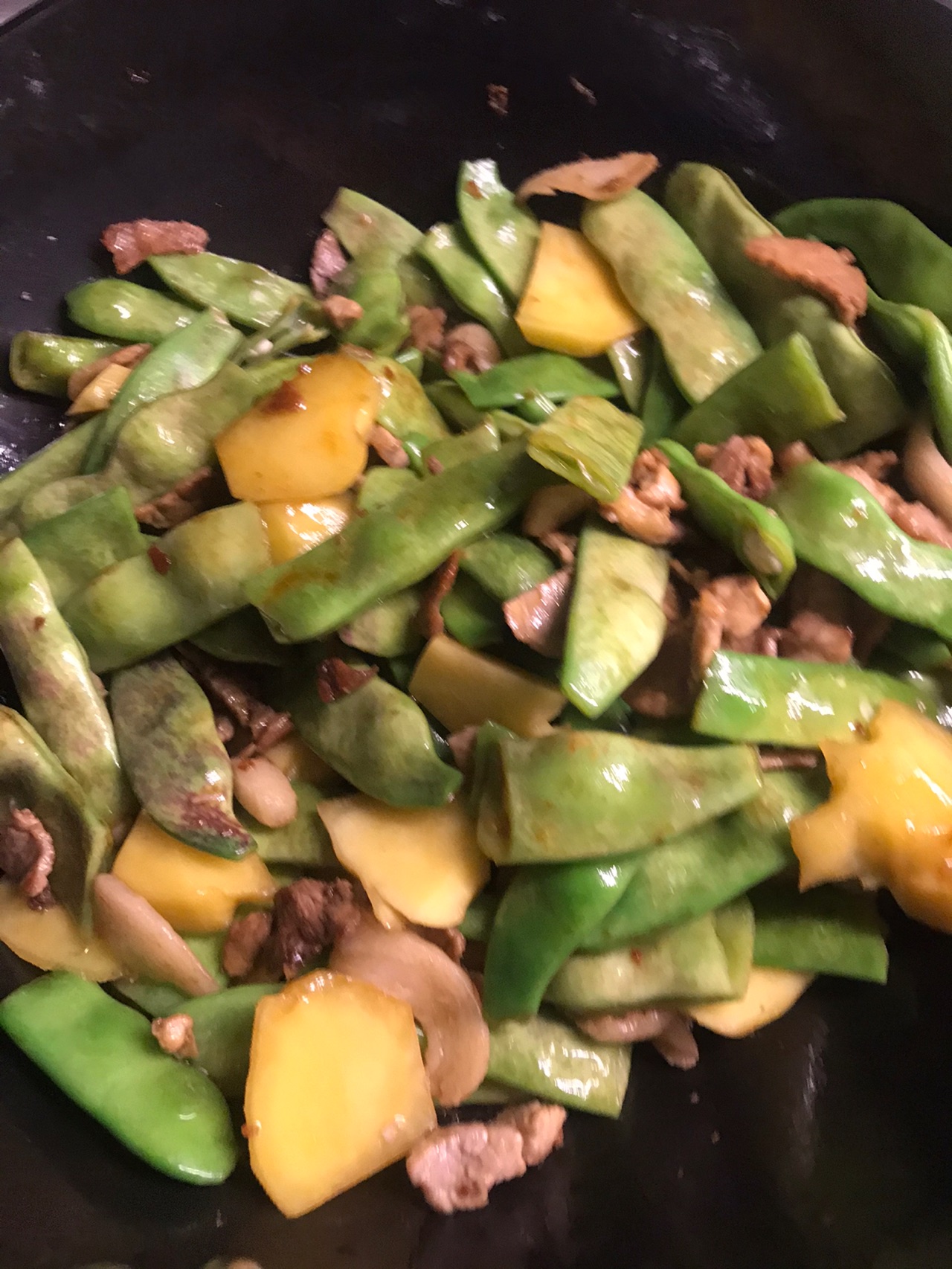 豆角炖土豆