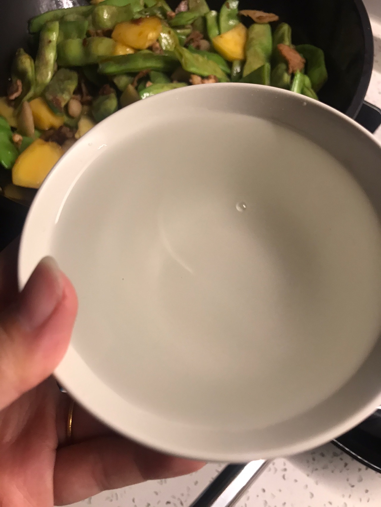 豆角炖土豆