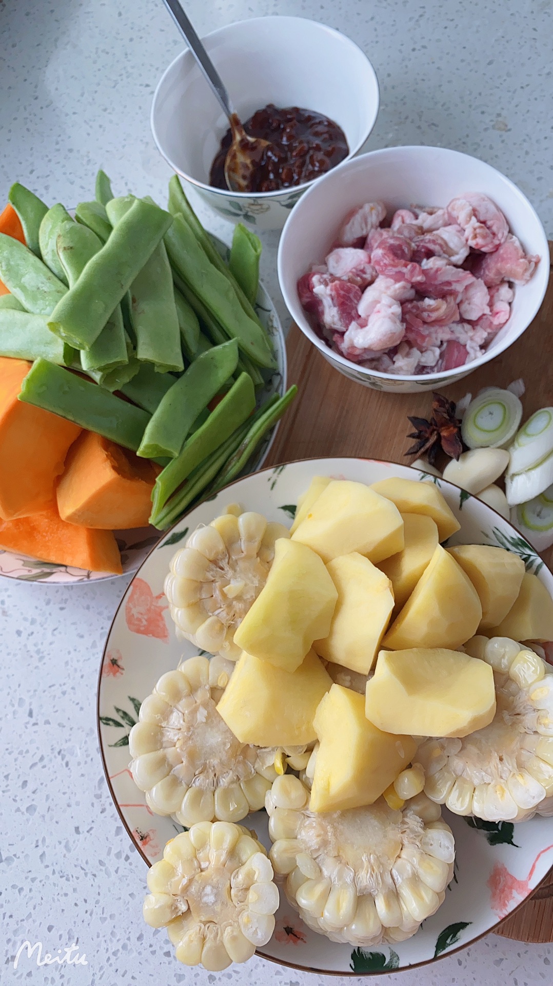 豆角烀饼——发面版