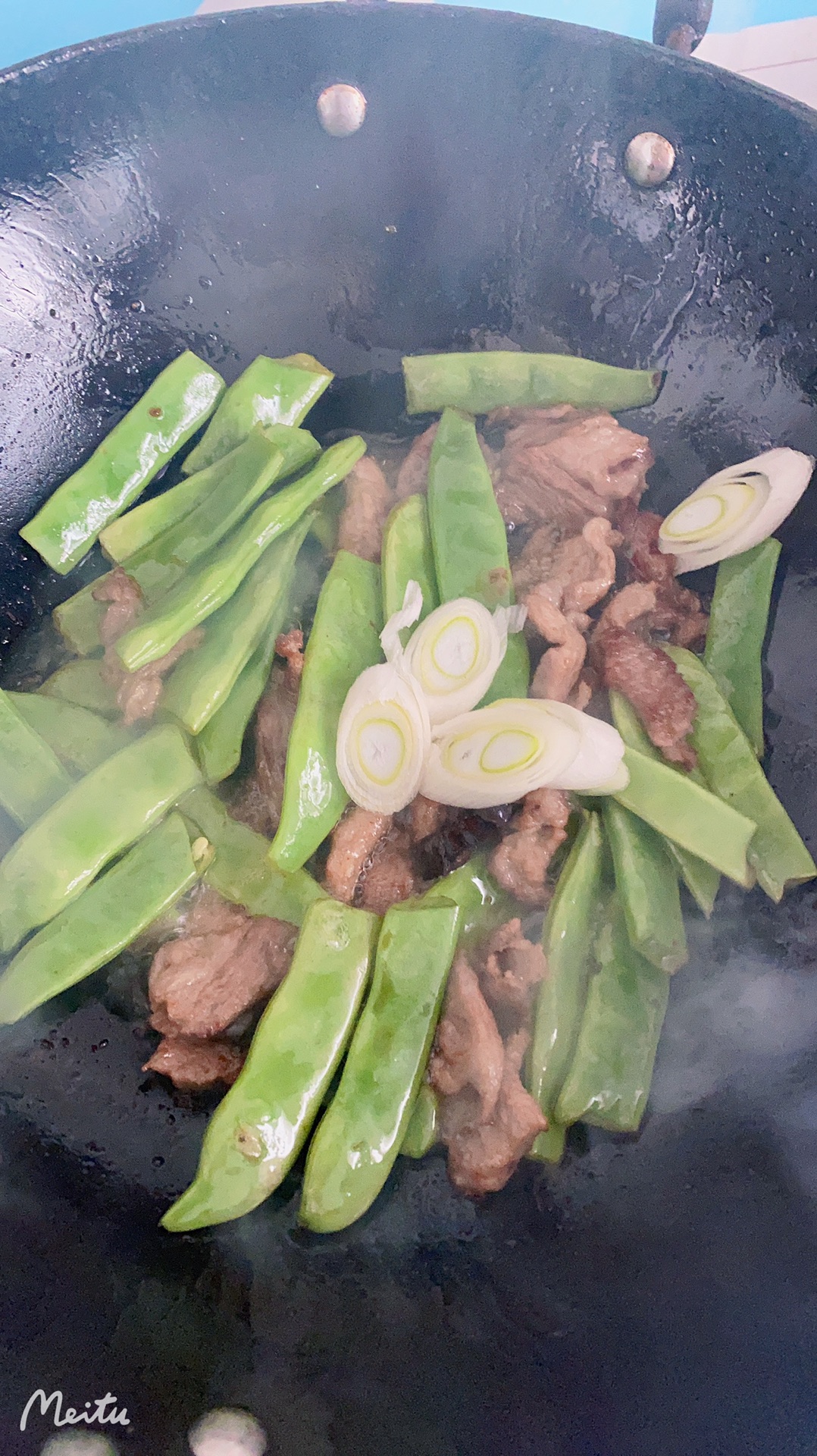 豆角烀饼——发面版