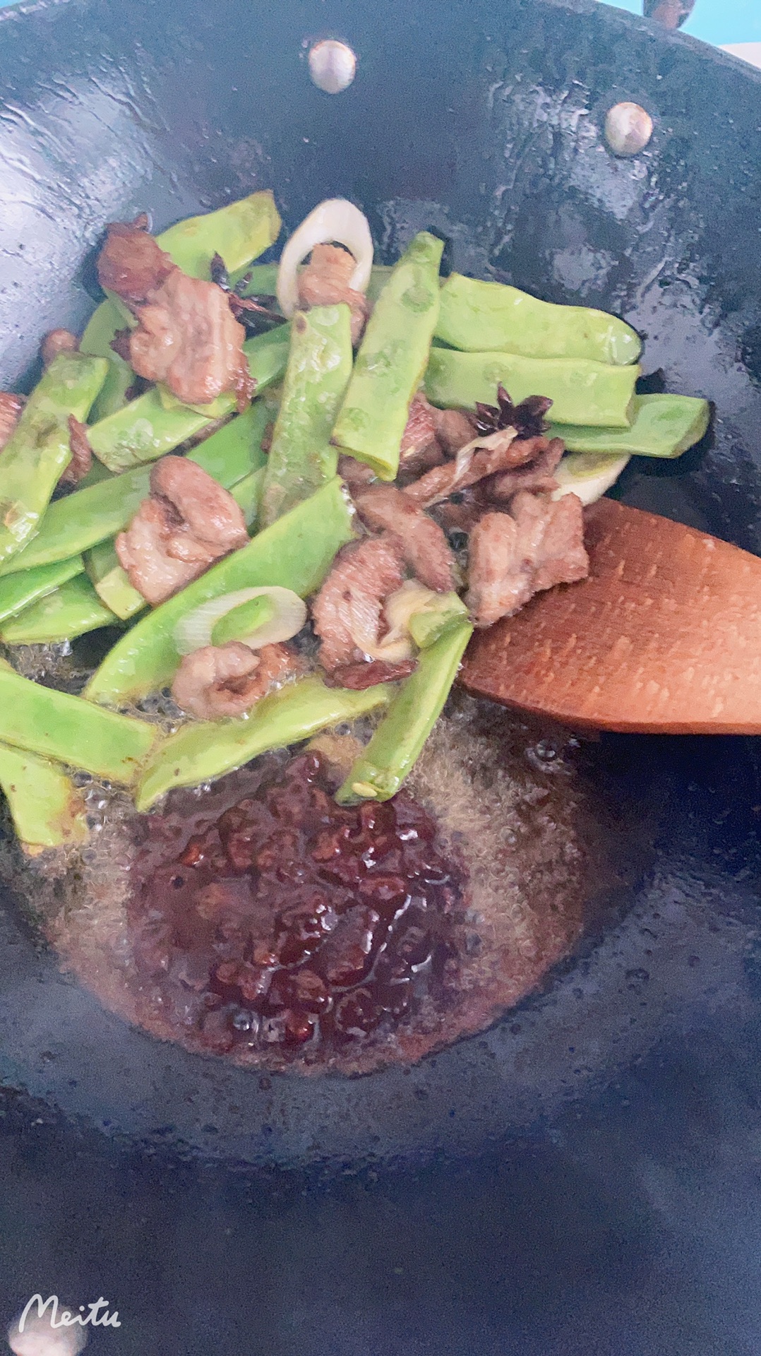 豆角烀饼——发面版