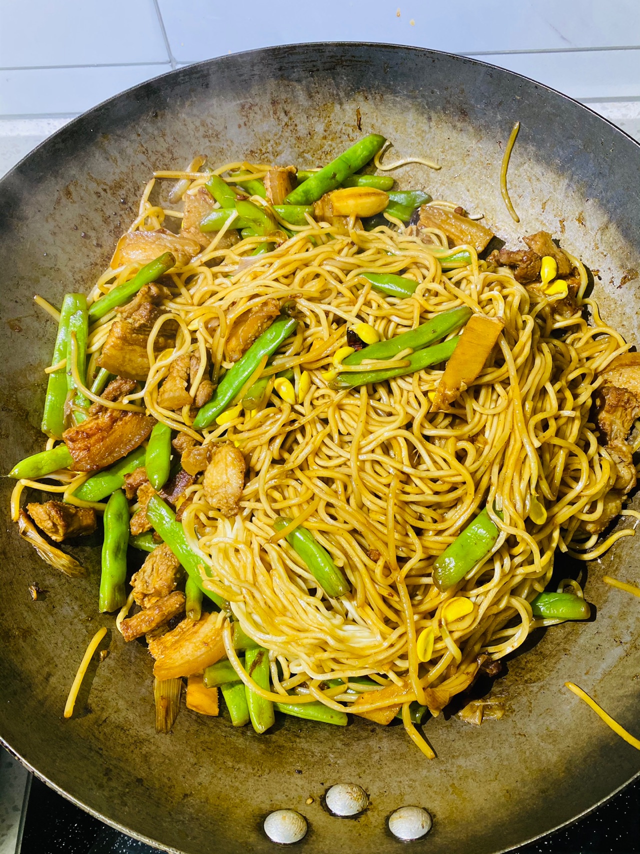 豆角焖面