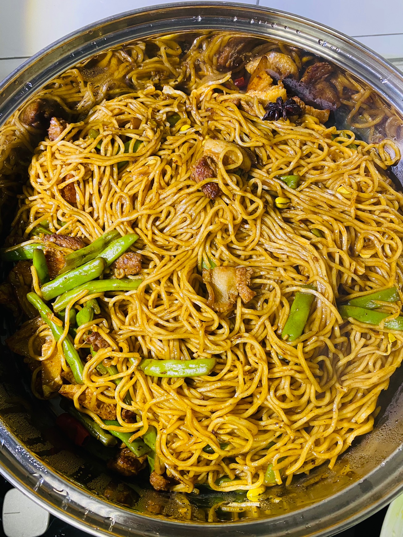 豆角焖面