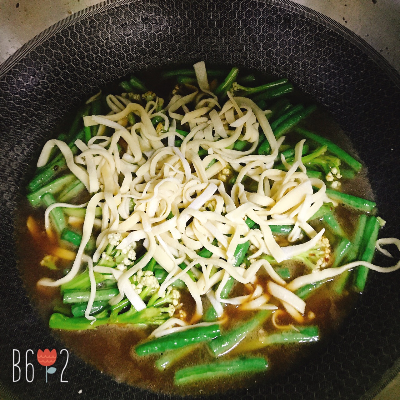 豆角焖面（素面）