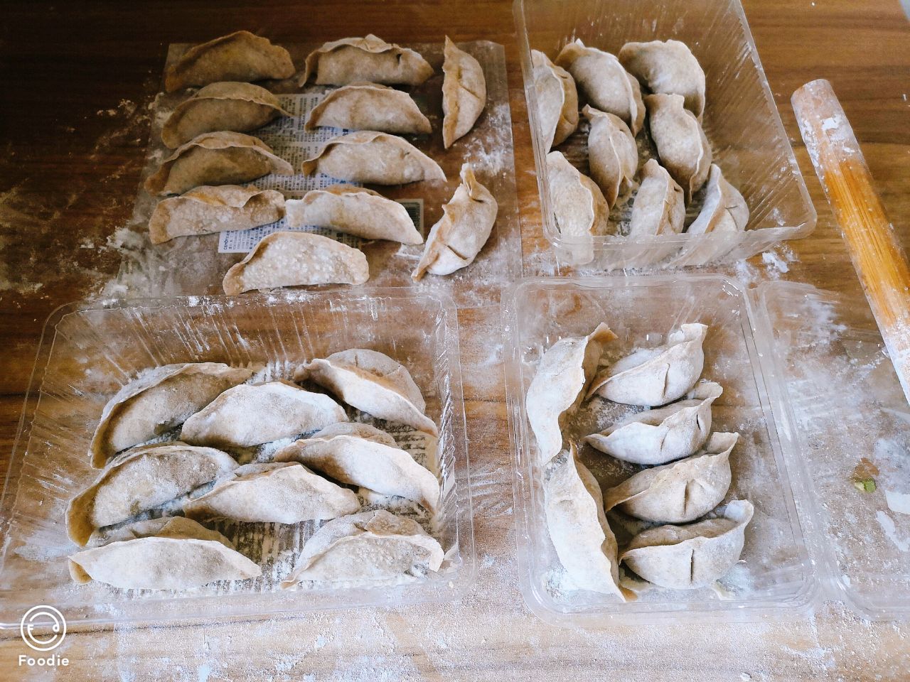 豆角肉煎饺
