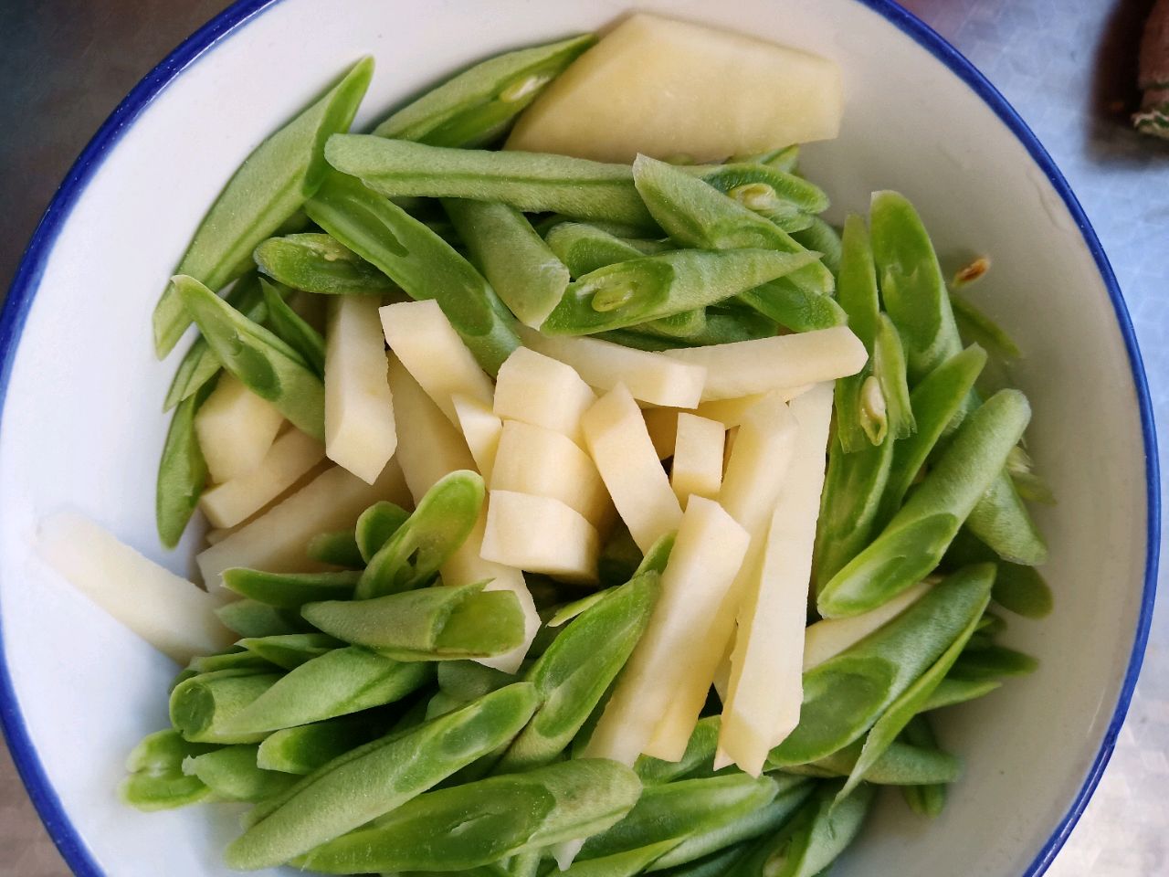 豆角土豆炉面