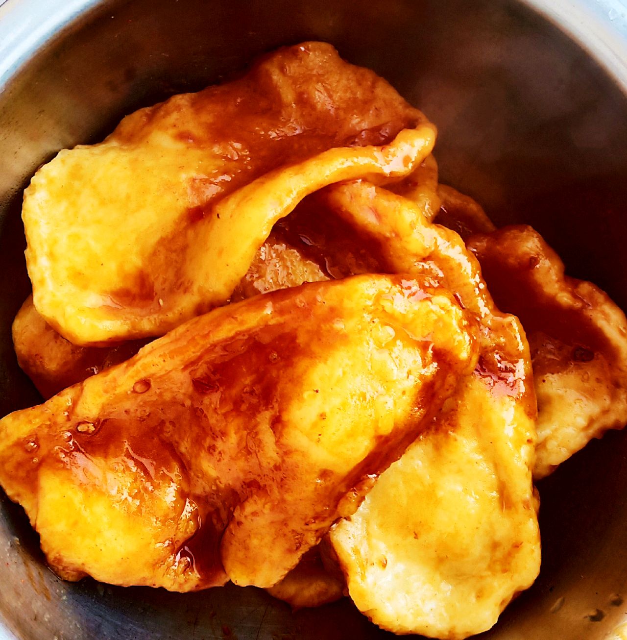 豆泡烧鱼贴小饼