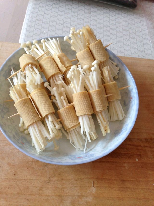 豆皮金针菇