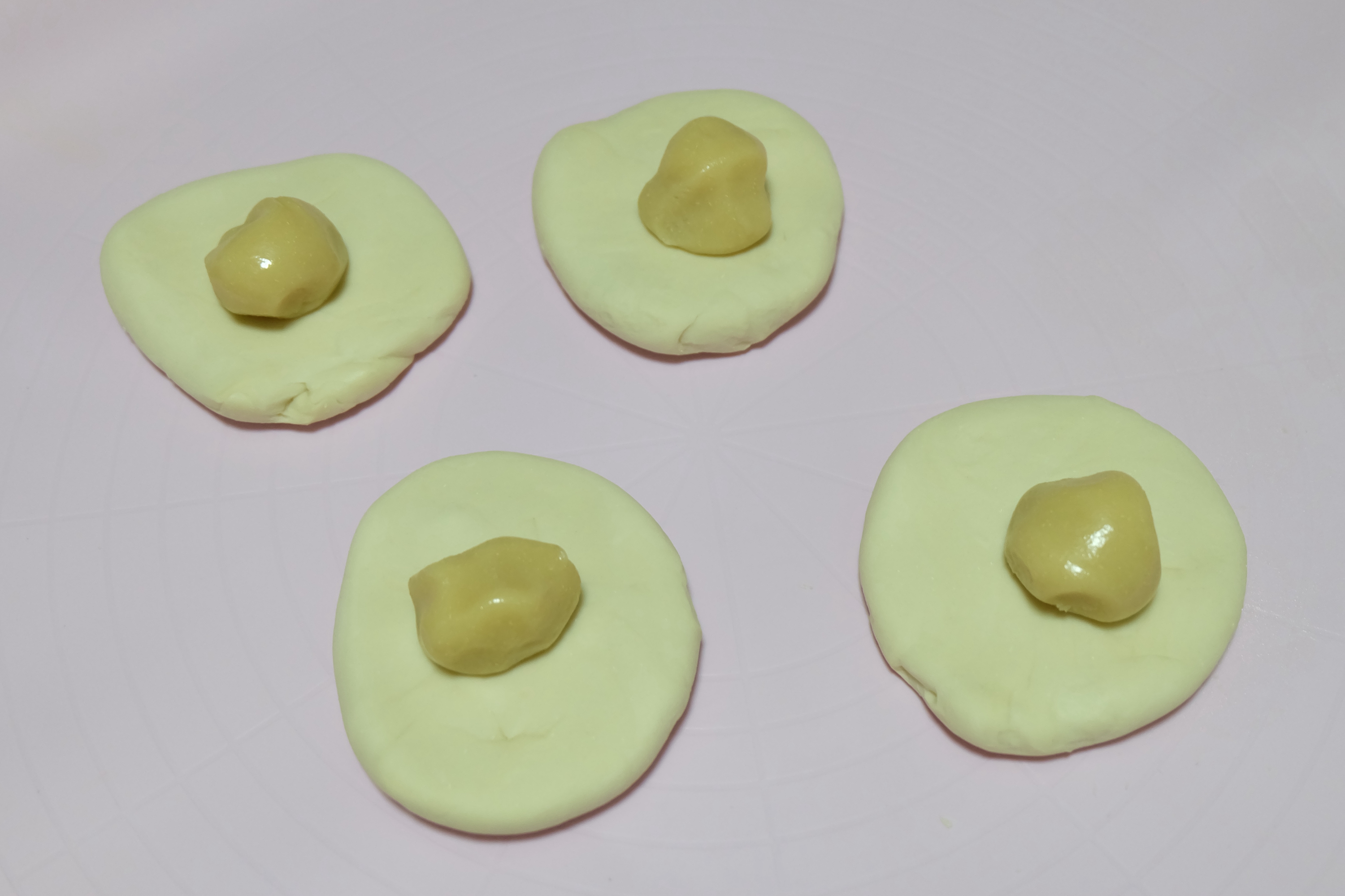 豆沙发面饼