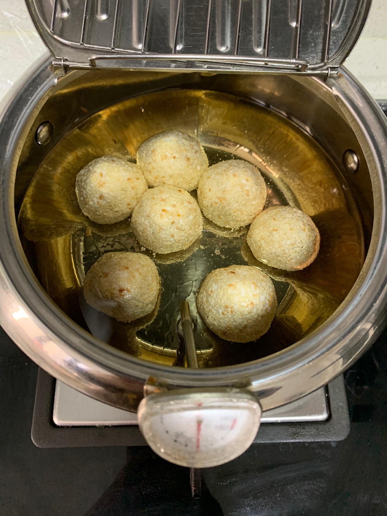豆沙空心麻球