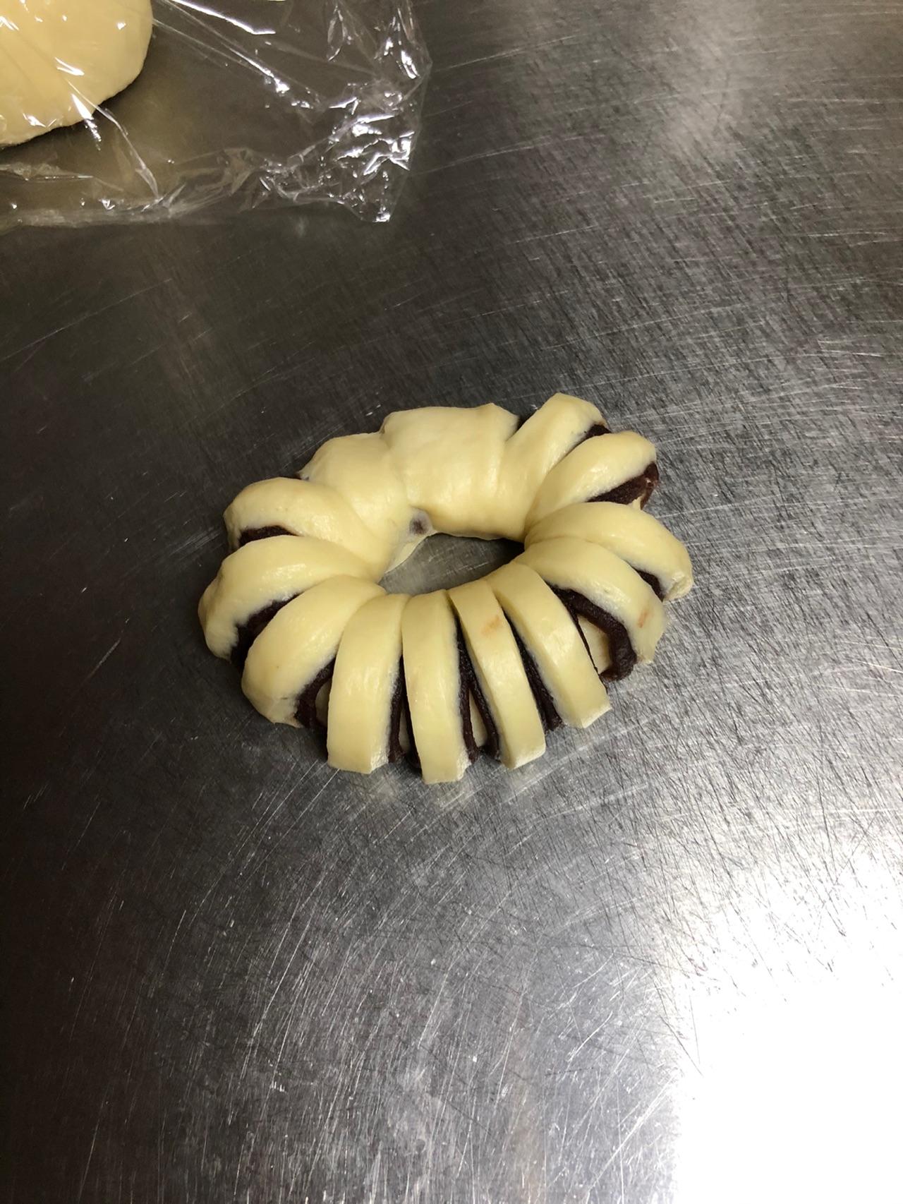 豆沙面包圈