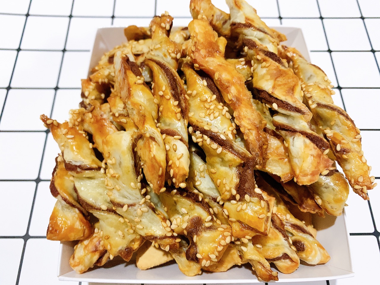 豆沙扭扭酥