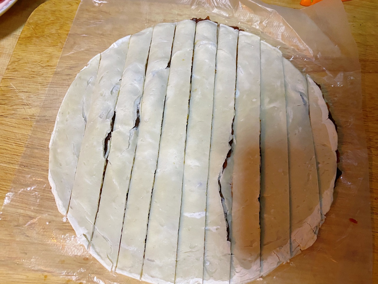 豆沙手抓饼